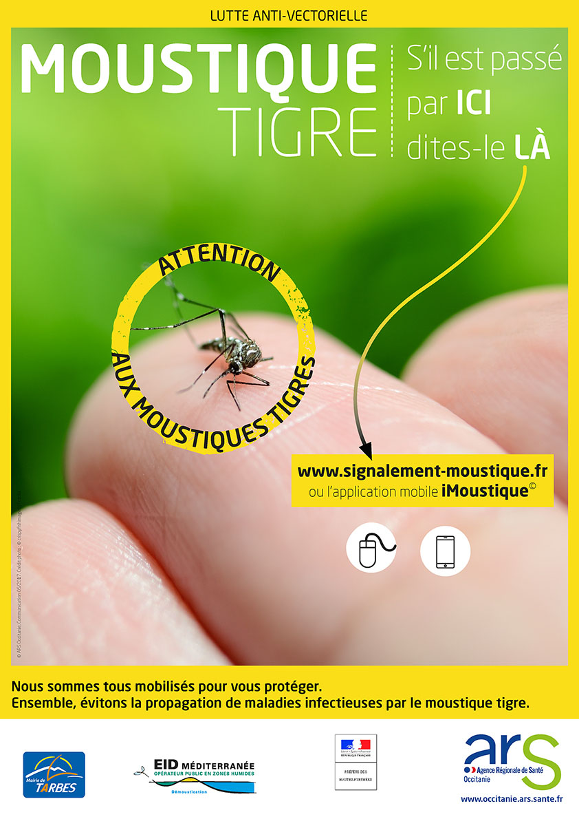 Affiche Lutte Anti Moustique Tigre